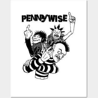 Punk Rock Man Of Pennywise Posters and Art